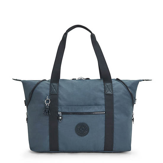 Kipling Art Medium Tote Tassen Donkerblauw Grijs | BE 1457VR